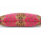 Turkish Fabric Pillow Cover 12x20, Mazenda Pink Boho Throw Pillow, Topkapi Palace Pattern Decorative Sofa Accent Ethnic Cushion Turkish Fabric Pillow Cover 12x20, Mazenda Pink Boho Throw Pillow, Topkapi Palace Pattern Decorative Sofa Accent Ethnic Cushion