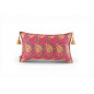 Turkish Fabric Pillow Cover 12x20, Mazenda Pink Boho Throw Pillow, Running Water Tulip Pattern Decorative Sofa Accent Ethnic Turkish Fabric Pillow Cover 12x20, Mazenda Pink Boho Throw Pillow, Running Water Tulip Pattern Decorative Sofa Accent Ethnic