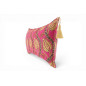 Turkish Fabric Pillow Cover 12x20, Mazenda Pink Boho Throw Pillow, Running Water Tulip Pattern Decorative Sofa Accent Ethnic Turkish Fabric Pillow Cover 12x20, Mazenda Pink Boho Throw Pillow, Running Water Tulip Pattern Decorative Sofa Accent Ethnic