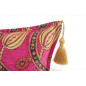 Turkish Fabric Pillow Cover 12x20, Mazenda Pink Boho Throw Pillow, Running Water Tulip Pattern Decorative Sofa Accent Ethnic Turkish Fabric Pillow Cover 12x20, Mazenda Pink Boho Throw Pillow, Running Water Tulip Pattern Decorative Sofa Accent Ethnic