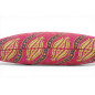 Turkish Fabric Pillow Cover 12x20, Mazenda Pink Boho Throw Pillow, Running Water Tulip Pattern Decorative Sofa Accent Ethnic Turkish Fabric Pillow Cover 12x20, Mazenda Pink Boho Throw Pillow, Running Water Tulip Pattern Decorative Sofa Accent Ethnic
