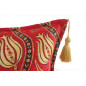 Turkish Fabric Pillow Cover 12x20, Red Boho Throw Pillow, Running Water Tulip Pattern Decorative Sofa Accent Ethnic Cushion Case Turkish Fabric Pillow Cover 12x20, Red Boho Throw Pillow, Running Water Tulip Pattern Decorative Sofa Accent Ethnic Cushion Case