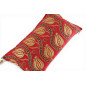 Turkish Fabric Pillow Cover 12x20, Red Boho Throw Pillow, Running Water Tulip Pattern Decorative Sofa Accent Ethnic Cushion Case Turkish Fabric Pillow Cover 12x20, Red Boho Throw Pillow, Running Water Tulip Pattern Decorative Sofa Accent Ethnic Cushion Case