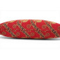 Turkish Fabric Pillow Cover 12x20, Red Boho Throw Pillow, Running Water Tulip Pattern Decorative Sofa Accent Ethnic Cushion Case Turkish Fabric Pillow Cover 12x20, Red Boho Throw Pillow, Running Water Tulip Pattern Decorative Sofa Accent Ethnic Cushion Case