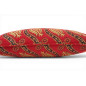 Turkish Fabric Pillow Cover 12x20, Red Boho Throw Pillow, Running Water Tulip Pattern Decorative Sofa Accent Ethnic Cushion Case Turkish Fabric Pillow Cover 12x20, Red Boho Throw Pillow, Running Water Tulip Pattern Decorative Sofa Accent Ethnic Cushion Case