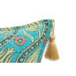 Turkish Fabric Pillow Cover 18x18, Turquoise Blue Boho Throw Pillow, Running Water Tulip Pattern Decorative Sofa Accent Ethnic Turkish Fabric Pillow Cover 18x18, Turquoise Blue Boho Throw Pillow, Running Water Tulip Pattern Decorative Sofa Accent Ethnic
