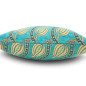 Turkish Fabric Pillow Cover 18x18, Turquoise Blue Boho Throw Pillow, Running Water Tulip Pattern Decorative Sofa Accent Ethnic Turkish Fabric Pillow Cover 18x18, Turquoise Blue Boho Throw Pillow, Running Water Tulip Pattern Decorative Sofa Accent Ethnic