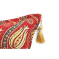 Turkish Fabric Pillow Cover 18x18, Red Boho Throw Pillow, Running Water Tulip Pattern Decorative Sofa Accent Ethnic Cushion Case Turkish Fabric Pillow Cover 18x18, Red Boho Throw Pillow, Running Water Tulip Pattern Decorative Sofa Accent Ethnic Cushion Case