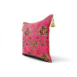 Turkish Fabric Pillow Cover 18x18, Mazenda Pink Boho Throw Pillow, Topkapi Palace Pattern Decorative Sofa Accent Ethnic Cushion Turkish Fabric Pillow Cover 18x18, Mazenda Pink Boho Throw Pillow, Topkapi Palace Pattern Decorative Sofa Accent Ethnic Cushion