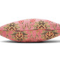 Turkish Fabric Pillow Cover 18x18, Pale Pink Boho Throw Pillow, Topkapi Palace Pattern Decorative Sofa Accent Ethnic Cushion