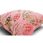 Turkish Fabric Pillow Cover 18x18, Pale Pink Boho Throw Pillow, Topkapi Palace Pattern Decorative Sofa Accent Ethnic Cushion