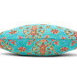 Turkish Fabric Pillow Cover 18x18, Turquoise Blue Boho Throw Pillow,Topkapi Palace Pattern Decorative Sofa Accent Ethnic Cushion Turkish Fabric Pillow Cover 18x18, Turquoise Blue Boho Throw Pillow,Topkapi Palace Pattern Decorative Sofa Accent Ethnic Cushion