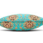 Turkish Fabric Pillow Cover 18x18, Turquoise Blue Boho Throw Pillow,Topkapi Palace Pattern Decorative Sofa Accent Ethnic Cushion Turkish Fabric Pillow Cover 18x18, Turquoise Blue Boho Throw Pillow,Topkapi Palace Pattern Decorative Sofa Accent Ethnic Cushion
