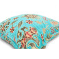 Turkish Fabric Pillow Cover 18x18, Turquoise Blue Boho Throw Pillow,Topkapi Palace Pattern Decorative Sofa Accent Ethnic Cushion Turkish Fabric Pillow Cover 18x18, Turquoise Blue Boho Throw Pillow,Topkapi Palace Pattern Decorative Sofa Accent Ethnic Cushion