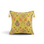 Turkish Fabric Pillow Cover 18x18,Pistachio Green Boho Throw Pillow,Topkapi Palace Pattern Decorative Sofa Accent Ethnic Cushion