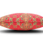Turkish Fabric Pillow Cover 18x18, Red Boho Throw Pillow, Topkapi Palace Pattern Decorative Sofa Accent Ethnic Cushion Case Turkish Fabric Pillow Cover 18x18, Red Boho Throw Pillow, Topkapi Palace Pattern Decorative Sofa Accent Ethnic Cushion Case