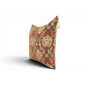 Turkish Fabric Pillow Cover 18x18, Brown Boho Throw Pillow, Topkapi Palace Pattern Decorative Sofa Accent Ethnic Cushion Case Turkish Fabric Pillow Cover 18x18, Brown Boho Throw Pillow, Topkapi Palace Pattern Decorative Sofa Accent Ethnic Cushion Case