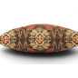 Turkish Fabric Pillow Cover 18x18, Brown Boho Throw Pillow, Topkapi Palace Pattern Decorative Sofa Accent Ethnic Cushion Case Turkish Fabric Pillow Cover 18x18, Brown Boho Throw Pillow, Topkapi Palace Pattern Decorative Sofa Accent Ethnic Cushion Case