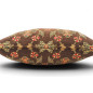 Turkish Fabric Pillow Cover 18x18, Brown Boho Throw Pillow, Topkapi Palace Pattern Decorative Sofa Accent Ethnic Cushion Case Turkish Fabric Pillow Cover 18x18, Brown Boho Throw Pillow, Topkapi Palace Pattern Decorative Sofa Accent Ethnic Cushion Case
