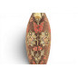 Turkish Fabric Pillow Cover 18x18, Brown Boho Throw Pillow, Topkapi Palace Pattern Decorative Sofa Accent Ethnic Cushion Case Turkish Fabric Pillow Cover 18x18, Brown Boho Throw Pillow, Topkapi Palace Pattern Decorative Sofa Accent Ethnic Cushion Case