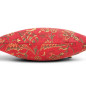Turkish Fabric Pillow Cover 18x18, Red Boho Throw Pillow, Caucasus Carnation Pattern Decorative Sofa Accent Ethnic Cushion Case