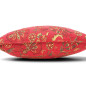 Turkish Fabric Pillow Cover 18x18, Red Boho Throw Pillow, Caucasus Carnation Pattern Decorative Sofa Accent Ethnic Cushion Case