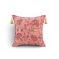 Turkish Fabric Pillow Cover 18x18, Pale Pink Boho Throw Pillow, Caucasus Carnation Pattern Decorative Sofa Accent Ethnic Cushion Turkish Fabric Pillow Cover 18x18, Pale Pink Boho Throw Pillow, Caucasus Carnation Pattern Decorative Sofa Accent Ethnic Cushion