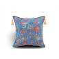 Turkish Fabric Pillow Cover 18x18, Royal Blue Boho Throw Pillow,Caucasus Carnation Pattern Decorative Sofa Accent Ethnic Cushion Turkish Fabric Pillow Cover 18x18, Royal Blue Boho Throw Pillow,Caucasus Carnation Pattern Decorative Sofa Accent Ethnic Cushion