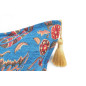 Turkish Fabric Pillow Cover 18x18, Royal Blue Boho Throw Pillow,Caucasus Carnation Pattern Decorative Sofa Accent Ethnic Cushion Turkish Fabric Pillow Cover 18x18, Royal Blue Boho Throw Pillow,Caucasus Carnation Pattern Decorative Sofa Accent Ethnic Cushion