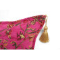 Turkish Fabric Pillow Cover 18x18, Mazenda Pink Boho Throw Pillow, Caucasus Carnation Pattern Decorative Sofa Accent Ethnic Case Turkish Fabric Pillow Cover 18x18, Mazenda Pink Boho Throw Pillow, Caucasus Carnation Pattern Decorative Sofa Accent Ethnic Case