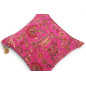 Turkish Fabric Pillow Cover 18x18, Mazenda Pink Boho Throw Pillow, Caucasus Carnation Pattern Decorative Sofa Accent Ethnic Case Turkish Fabric Pillow Cover 18x18, Mazenda Pink Boho Throw Pillow, Caucasus Carnation Pattern Decorative Sofa Accent Ethnic Case