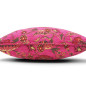 Turkish Fabric Pillow Cover 18x18, Mazenda Pink Boho Throw Pillow, Caucasus Carnation Pattern Decorative Sofa Accent Ethnic Case Turkish Fabric Pillow Cover 18x18, Mazenda Pink Boho Throw Pillow, Caucasus Carnation Pattern Decorative Sofa Accent Ethnic Case