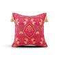 Turkish Fabric Pillow Cover 18x18, Mazenda Pink Boho Throw Pillow, Carnation Pattern Decorative Sofa Accent Ethnic Cushion Case Turkish Fabric Pillow Cover 18x18, Mazenda Pink Boho Throw Pillow, Carnation Pattern Decorative Sofa Accent Ethnic Cushion Case