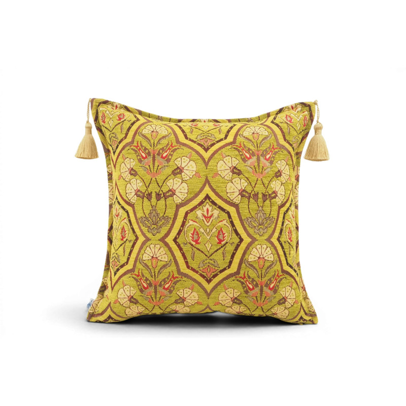 Turkish Fabric Pillow Cover 18x18, Pistaciho Green Boho Throw Pillow, Carnation Pattern Decorative Sofa Accent Ethnic Cushion Turkish Fabric Pillow Cover 18x18, Pistaciho Green Boho Throw Pillow, Carnation Pattern Decorative Sofa Accent Ethnic Cushion