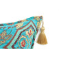 Turkish Fabric Pillow Cover 18x18, Turquoise Blue Boho Throw Pillow,Carnation Pattern Decorative Sofa Accent Ethnic Cushion Case Turkish Fabric Pillow Cover 18x18, Turquoise Blue Boho Throw Pillow,Carnation Pattern Decorative Sofa Accent Ethnic Cushion Case