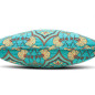 Turkish Fabric Pillow Cover 18x18, Turquoise Blue Boho Throw Pillow,Carnation Pattern Decorative Sofa Accent Ethnic Cushion Case Turkish Fabric Pillow Cover 18x18, Turquoise Blue Boho Throw Pillow,Carnation Pattern Decorative Sofa Accent Ethnic Cushion Case