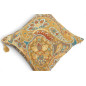 Turkish Fabric Pillow Cover 18x18, Boho Throw Pillow, Paysley Pattern Decorative Sofa Accent Ethnic Cushion Case Made in Turkey Turkish Fabric Pillow Cover 18x18, Boho Throw Pillow, Paysley Pattern Decorative Sofa Accent Ethnic Cushion Case Made in Turkey