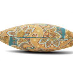 Turkish Fabric Pillow Cover 18x18, Boho Throw Pillow, Paysley Pattern Decorative Sofa Accent Ethnic Cushion Case Made in Turkey
