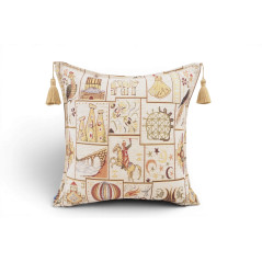 Turkish Fabric Pillow Cover 18x18