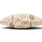 Turkish Fabric Pillow Cover 18x18, Beige Boho Throw Pillow, Dream Pattern Decorative Sofa Accent Ethnic Cushion Case