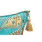 Turkish Fabric Pillow Cover 18x18, Turquoise Blue Boho Throw Pillow, Dream Pattern Decorative Sofa Accent Ethnic Cushion Case Turkish Fabric Pillow Cover 18x18, Turquoise Blue Boho Throw Pillow, Dream Pattern Decorative Sofa Accent Ethnic Cushion Case
