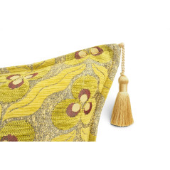 Turkish Fabric Pillow Cover 18x18, Pistachio Green Boho Throw Pillow, Tiger Eyes Pattern Decorative Sofa Accent Ethnic Cushion
