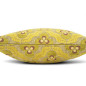 Turkish Fabric Pillow Cover 18x18, Pistachio Green Boho Throw Pillow, Tiger Eyes Pattern Decorative Sofa Accent Ethnic Cushion