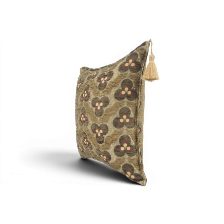 Fabric Pillow,Fabric Pillow 18x18,Moss Green Tiger Eyes Pattern Turkish Fabric Pillow Cover,Decorative Accent and Throw Pillow