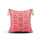 Turkish Fabric Pillow Cover 18x18, Mazenda Pink Boho Throw Pillow, Tiger Eyes Pattern Decorative Sofa Accent Ethnic Cushion Case Turkish Fabric Pillow Cover 18x18, Mazenda Pink Boho Throw Pillow, Tiger Eyes Pattern Decorative Sofa Accent Ethnic Cushion Case
