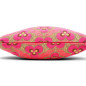 Turkish Fabric Pillow Cover 18x18, Mazenda Pink Boho Throw Pillow, Tiger Eyes Pattern Decorative Sofa Accent Ethnic Cushion Case Turkish Fabric Pillow Cover 18x18, Mazenda Pink Boho Throw Pillow, Tiger Eyes Pattern Decorative Sofa Accent Ethnic Cushion Case