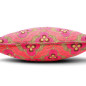 Turkish Fabric Pillow Cover 18x18, Mazenda Pink Boho Throw Pillow, Tiger Eyes Pattern Decorative Sofa Accent Ethnic Cushion Case Turkish Fabric Pillow Cover 18x18, Mazenda Pink Boho Throw Pillow, Tiger Eyes Pattern Decorative Sofa Accent Ethnic Cushion Case