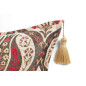 Turkish Fabric Pillow Cover 18x18, Beige Boho Throw Pillow, Morocco Tulip Pattern Decorative Sofa Accent Ethnic Cushion Case Turkish Fabric Pillow Cover 18x18, Beige Boho Throw Pillow, Morocco Tulip Pattern Decorative Sofa Accent Ethnic Cushion Case