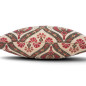 Turkish Fabric Pillow Cover 18x18, Beige Boho Throw Pillow, Morocco Tulip Pattern Decorative Sofa Accent Ethnic Cushion Case Turkish Fabric Pillow Cover 18x18, Beige Boho Throw Pillow, Morocco Tulip Pattern Decorative Sofa Accent Ethnic Cushion Case