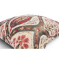 Turkish Fabric Pillow Cover 18x18, Beige Boho Throw Pillow, Morocco Tulip Pattern Decorative Sofa Accent Ethnic Cushion Case Turkish Fabric Pillow Cover 18x18, Beige Boho Throw Pillow, Morocco Tulip Pattern Decorative Sofa Accent Ethnic Cushion Case